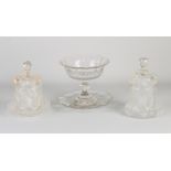 Three parts antique crystal