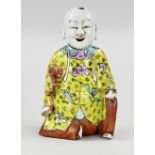 Antique Chinese Family Rose figure, H 16 cm.