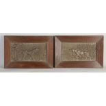 Two antique wall plaques, 1920