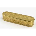 18th century brass lid/tobacco box