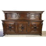 Antique oak sideboard, 1880