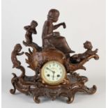 Antique French mantel clock, 1880