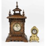 Two antique clocks, 1900