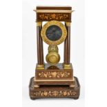 Antique French column mantel clock, 1860