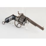 Rare drum revolver, L 24 cm.