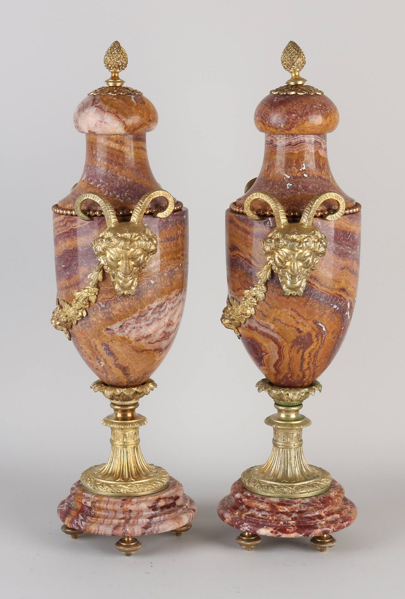 Two French cassolettes, H 47 cm. - Image 2 of 2