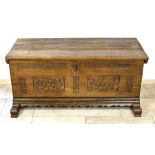 German oak blanket chest