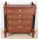 Oak chest of drawers, 1800