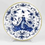 18th century Delft dish Ø 33.7 cm.