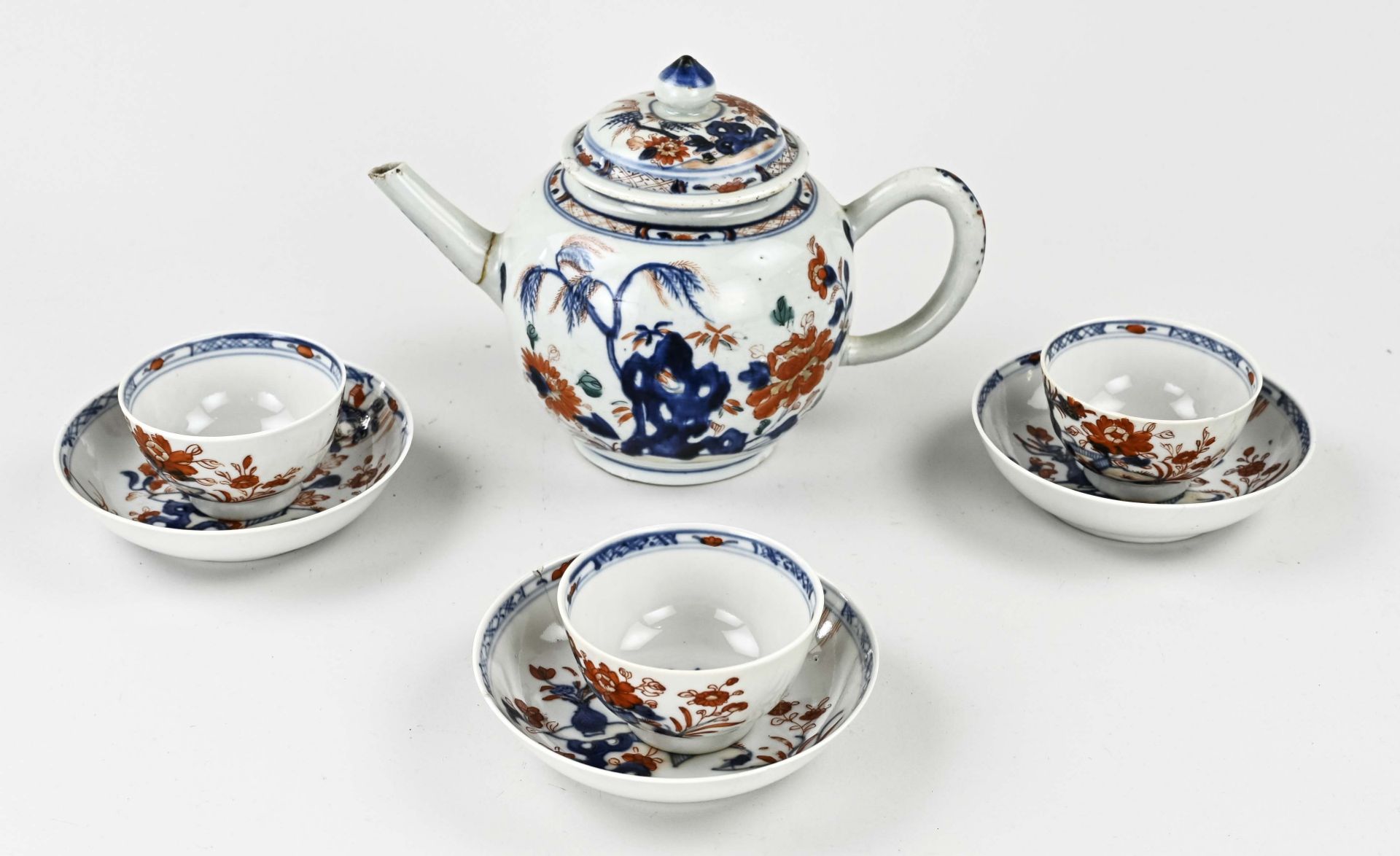 Lot 18th century Chinese porcelain (7x)