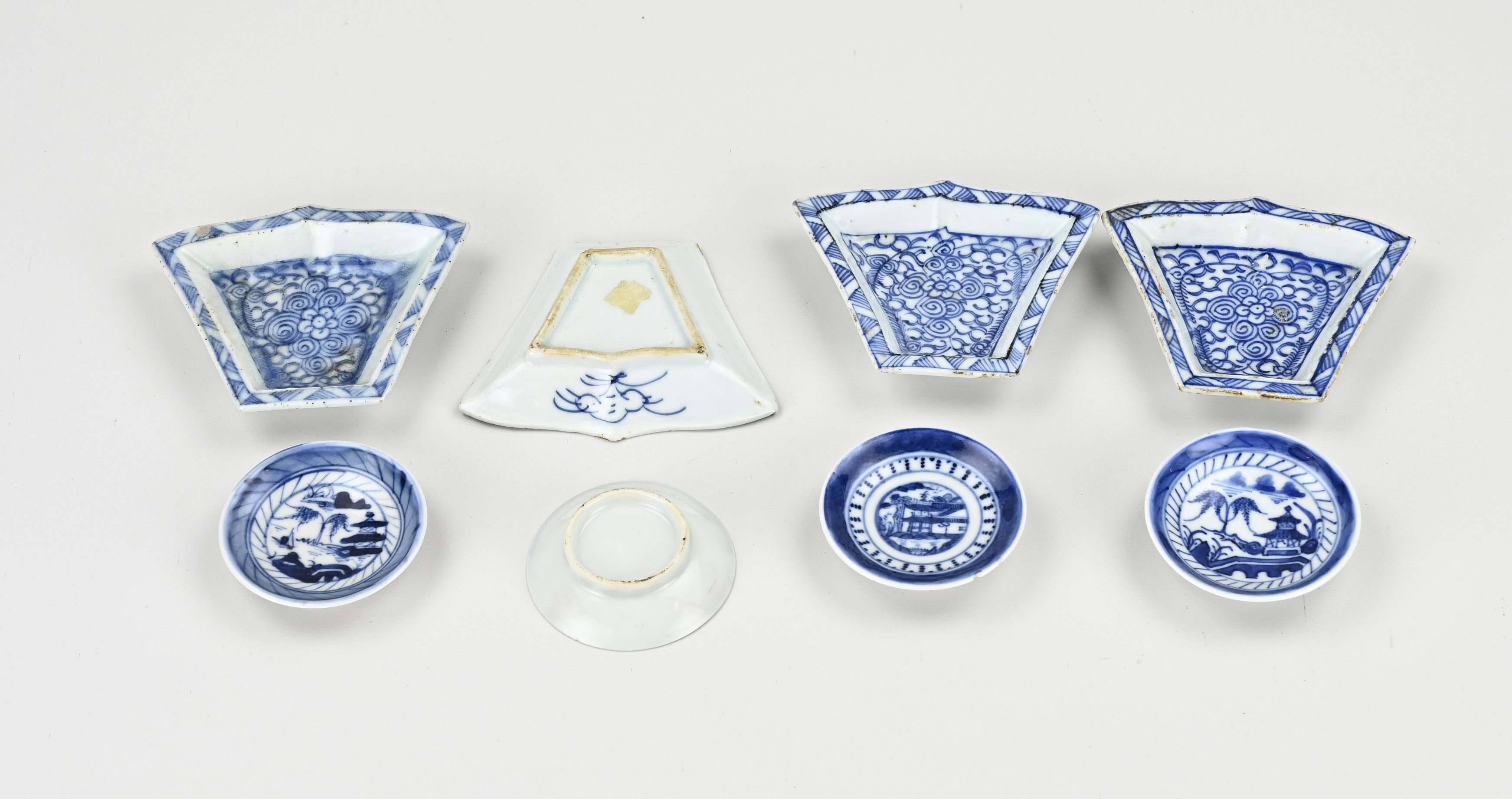 Lot 18th century Chinese dishes (8x)