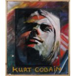 Unsigned, Modern portrait Kurt Cobain
