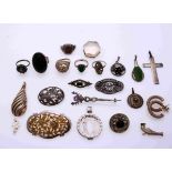 Lot of silver jewelry (20 pcs.)