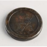 Antique English medal 1797