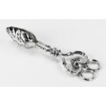 silver salad tongs