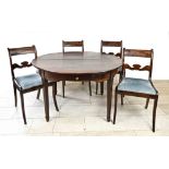 Dining area, table + 4 chairs