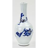 Chinese pipe vase, H 19 cm.