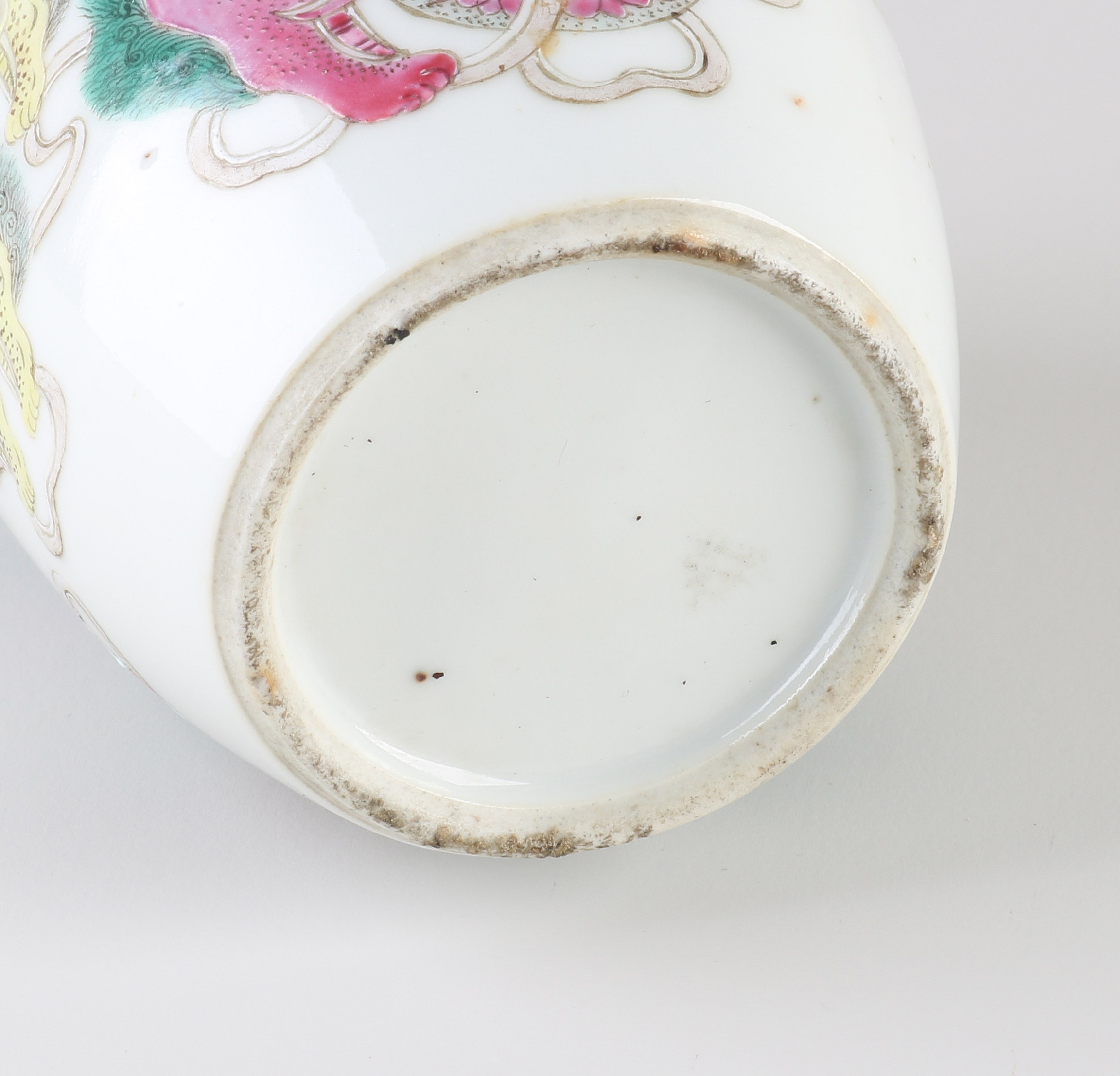 Chinese vase, H 13.5 cm. - Image 2 of 2