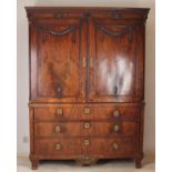 Mahogany Louis Seize cabinet, 1780