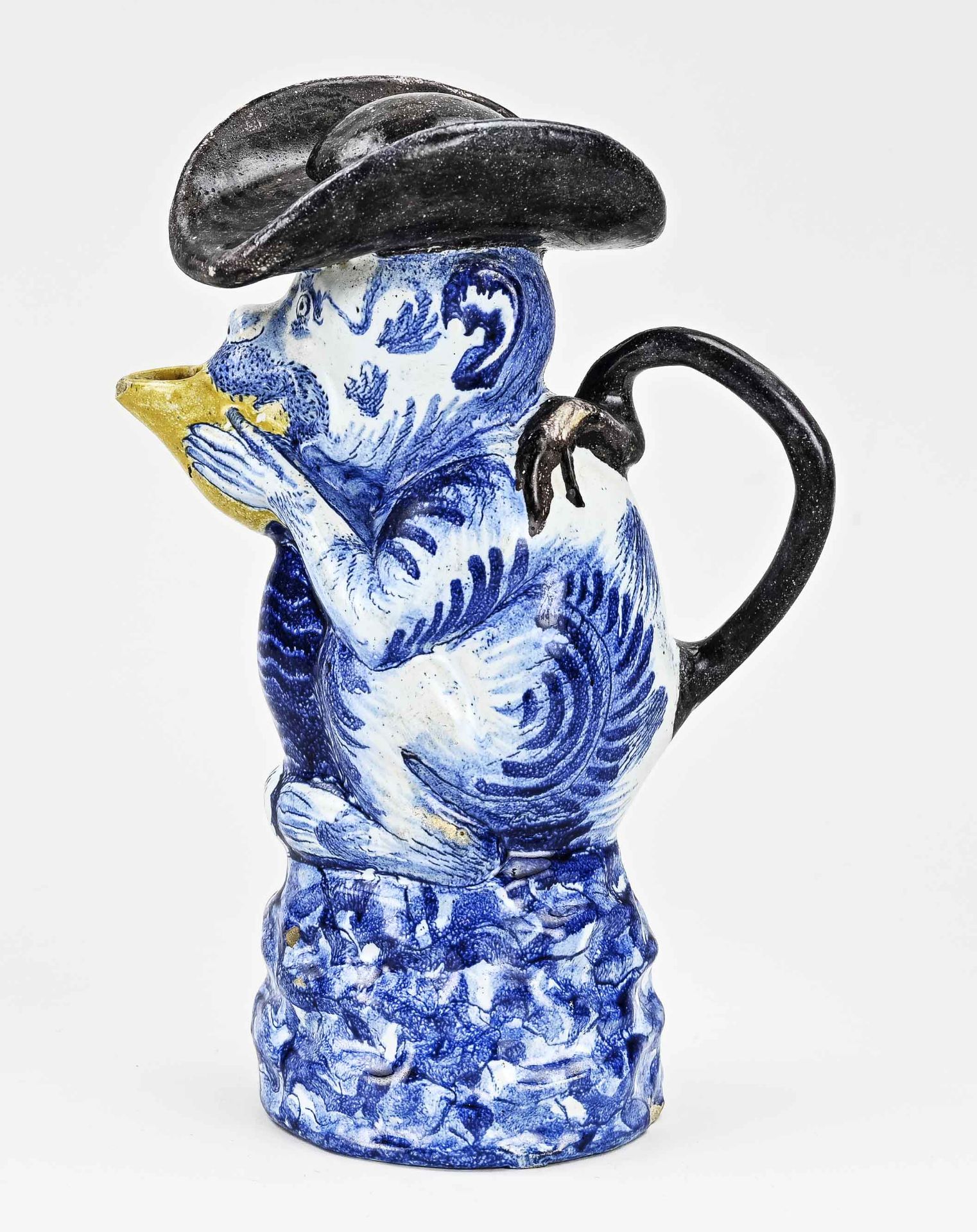 Antique Delft (Schertz) jug, H 20.2 cm.