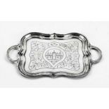 silver tray