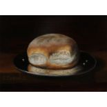 C. Cornelisz, Still life with bread and tin