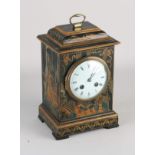 French lacquer mantel clock, 1890