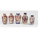 Lot Japanese Imari porcelain (5x)