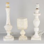 Three Italian lamp bases