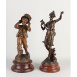 Two antique French figures