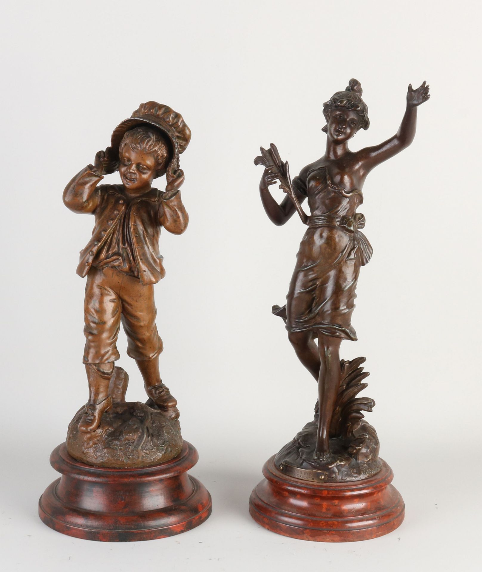 Two antique French figures