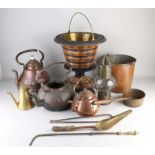 Lot copperware (9x)