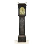 18th century English grandfather clock, H 225 cm.