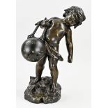 Antique French clock bearer, 1900