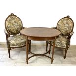 Two Pander chairs + table