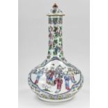 Chinese Family Rose vase, H 37 cm.