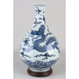 Chinese vase on console