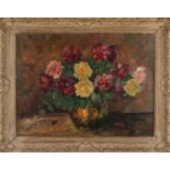 J. Doeser, Vase with roses