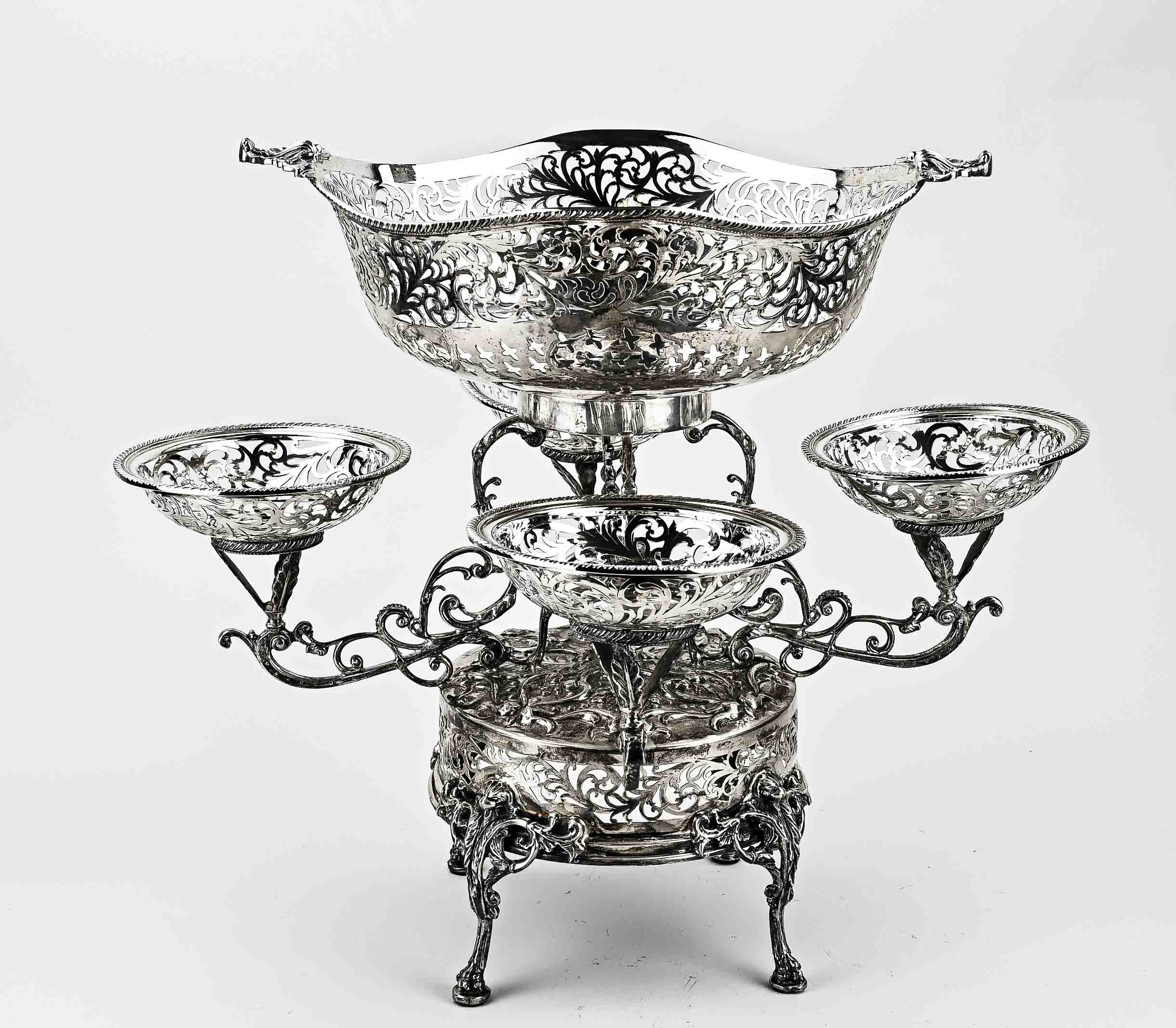Silver table showpiece - Image 2 of 4