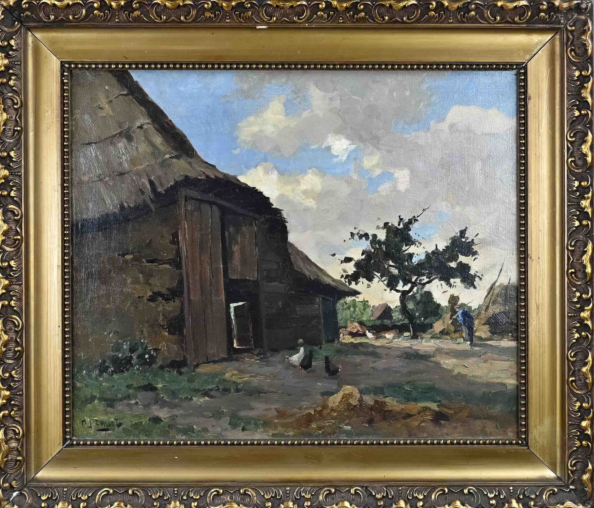 AJ Zwart, Farm shed with chickens