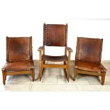 Three designer chairs