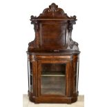 Antique display cabinet with floor, 1900