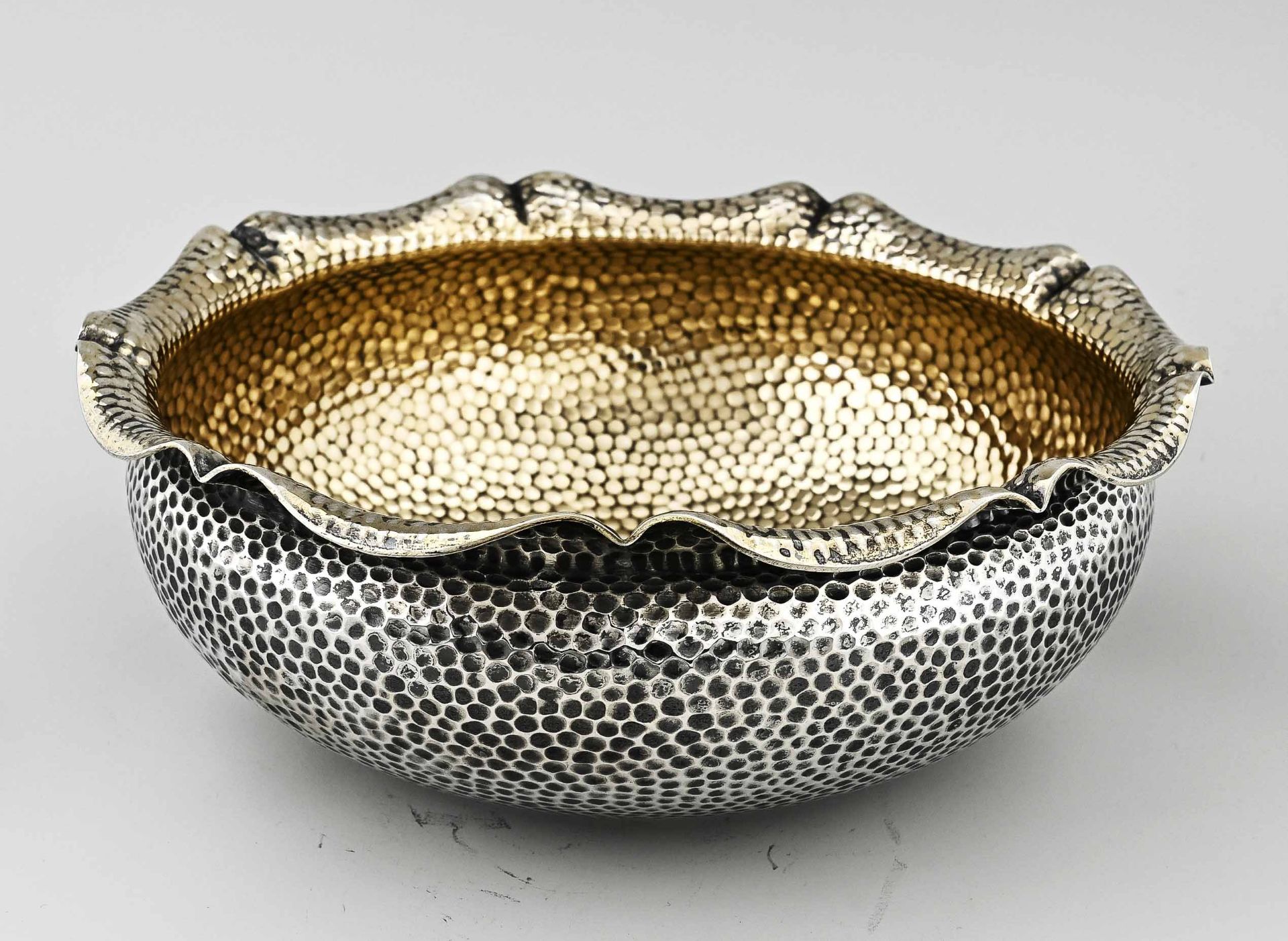 silver bowl