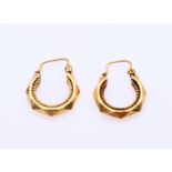 gold earrings