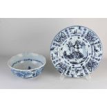 Two parts 18th century Delft fayence