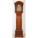 Antique Belgian grandfather clock, H 223 cm.