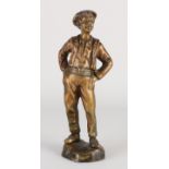 Antique bronze figure