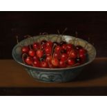 C. Cornelisz, Still life with cherries in a Chinese bowl