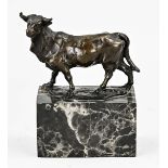 Antique bronze figure, Cow