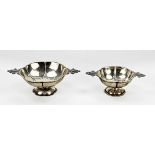 2 silver brandy bowls